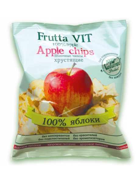 Яблочные чипсы хрустящие Frutta Vit 35г*20